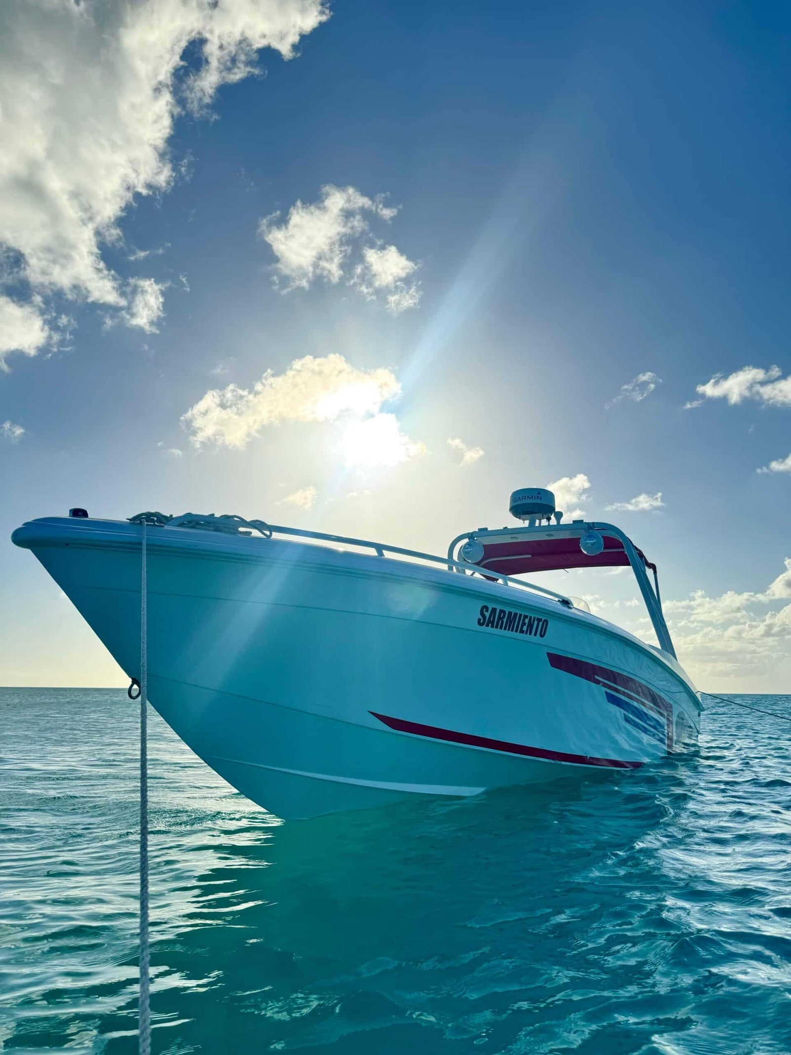 private-speedboat-charter-saona-island-front